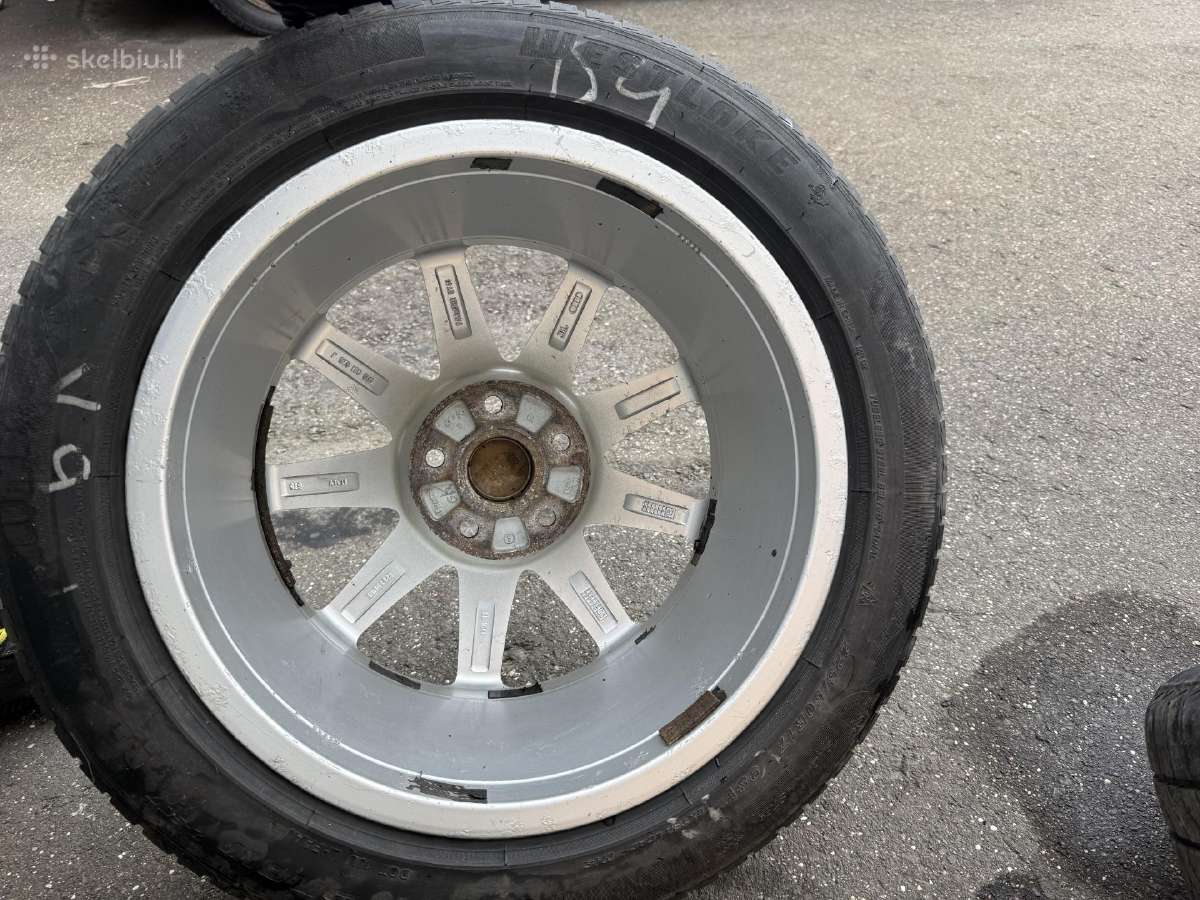 Audi R17 ratlankiai 5x112 et 45 7.5 J su padangom - nuotraukos Nr. 22