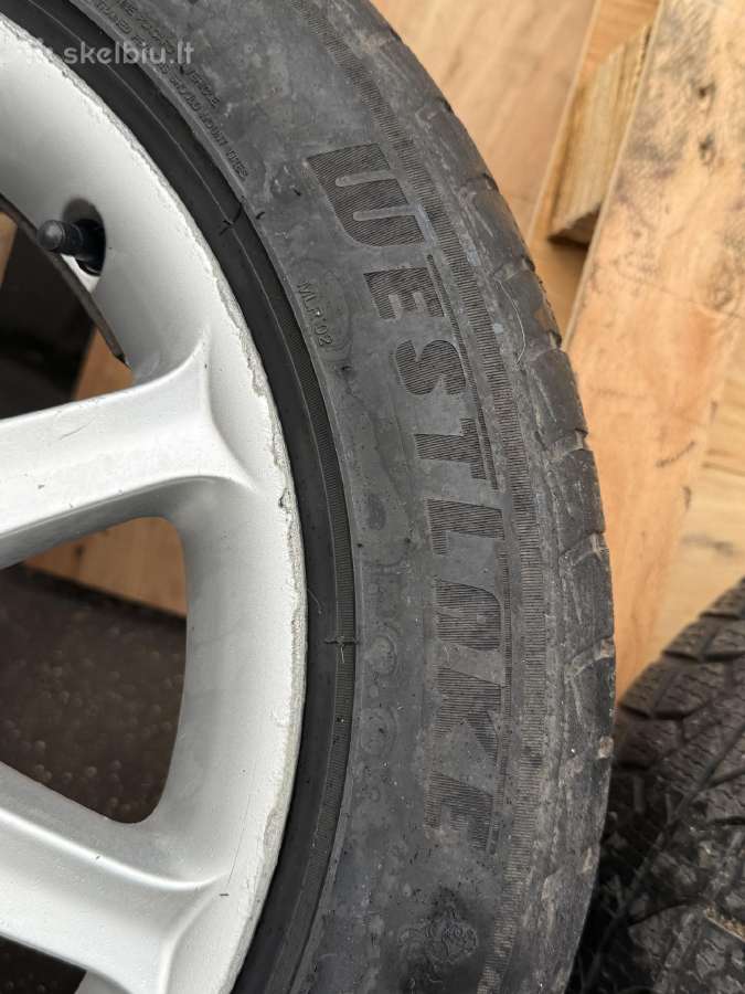 Audi R17 ratlankiai 5x112 et 45 7.5 J su padangom - nuotraukos Nr. 23
