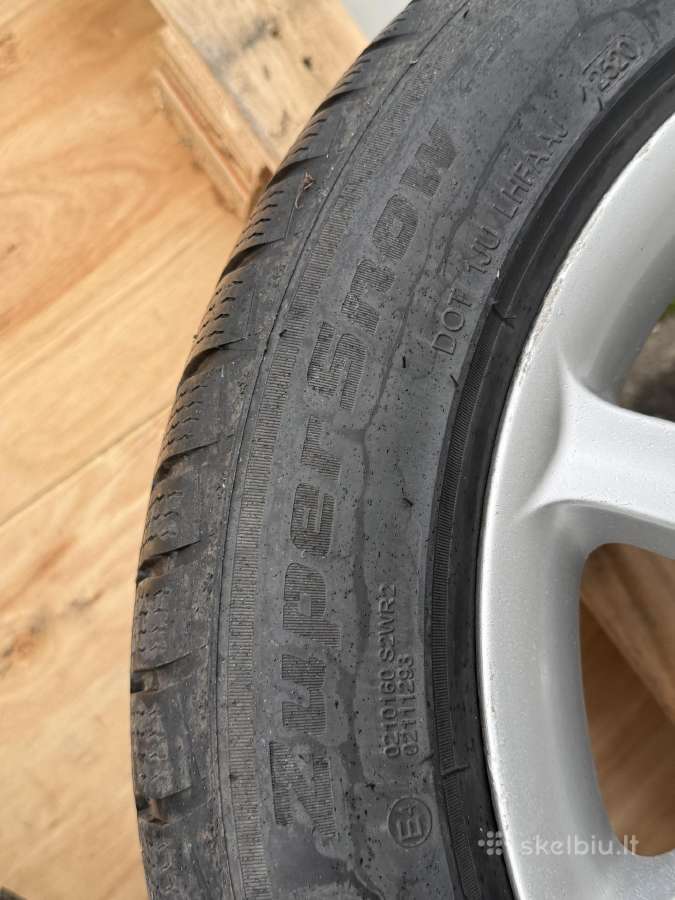 Audi R17 ratlankiai 5x112 et 45 7.5 J su padangom - nuotraukos Nr. 24