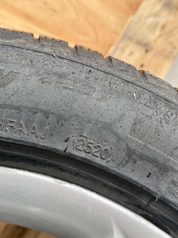 Audi R17 ratlankiai 5x112 et 45 7.5 J su padangom - nuotraukos Nr. 26