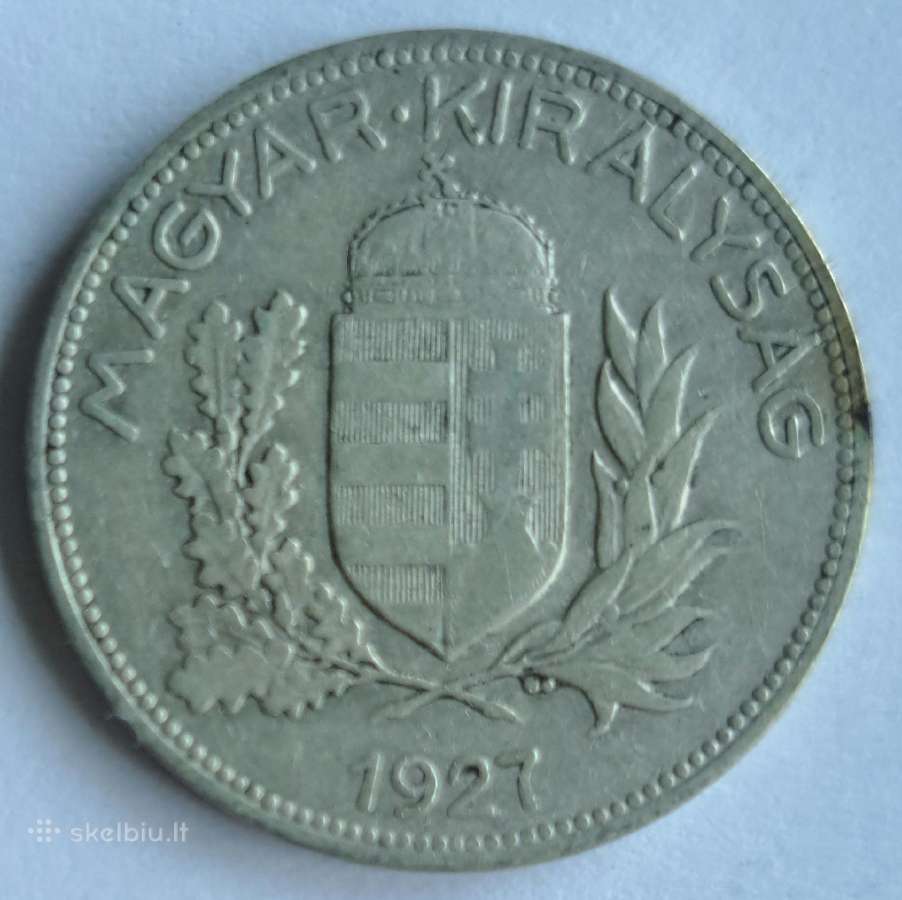 1927 Vengrija 1 pengė - nuotraukos Nr. 2