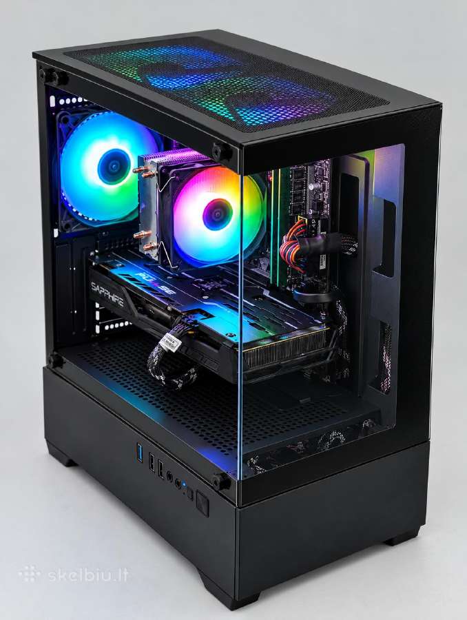 Gaming Pc i7-8700/16gb/740gb/rx 5500 XT 4gb - nuotraukos Nr. 2