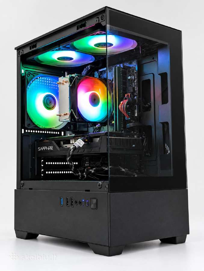 Gaming Pc i7-8700/16gb/740gb/rx 5500 XT 4gb - nuotraukos Nr. 3