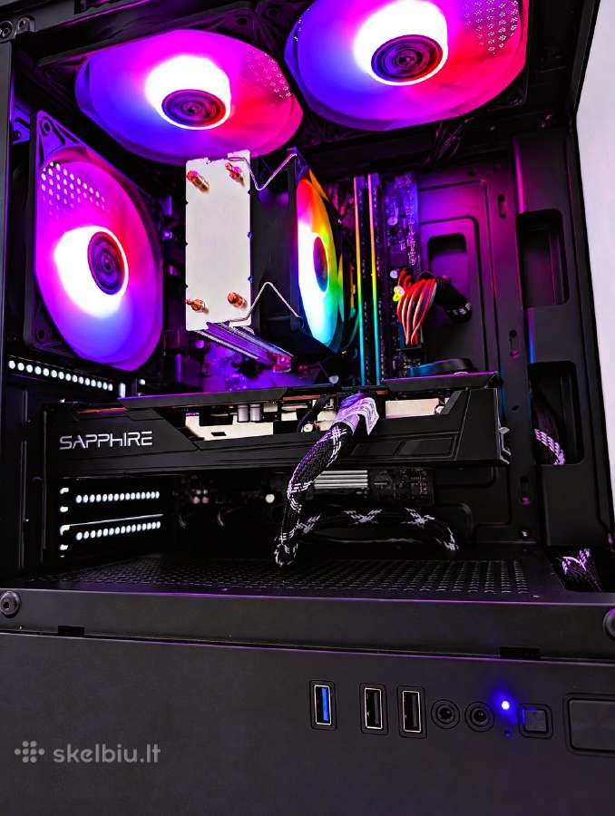 Gaming Pc i7-8700/16gb/740gb/rx 5500 XT 4gb - nuotraukos Nr. 7