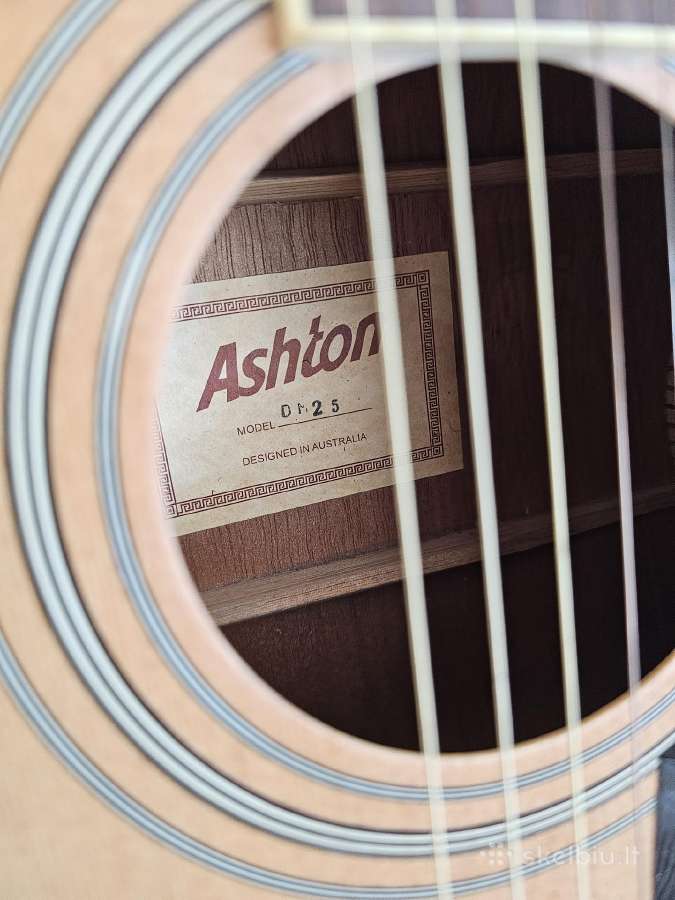 Ashton akustinė gitara - nuotraukos Nr. 2