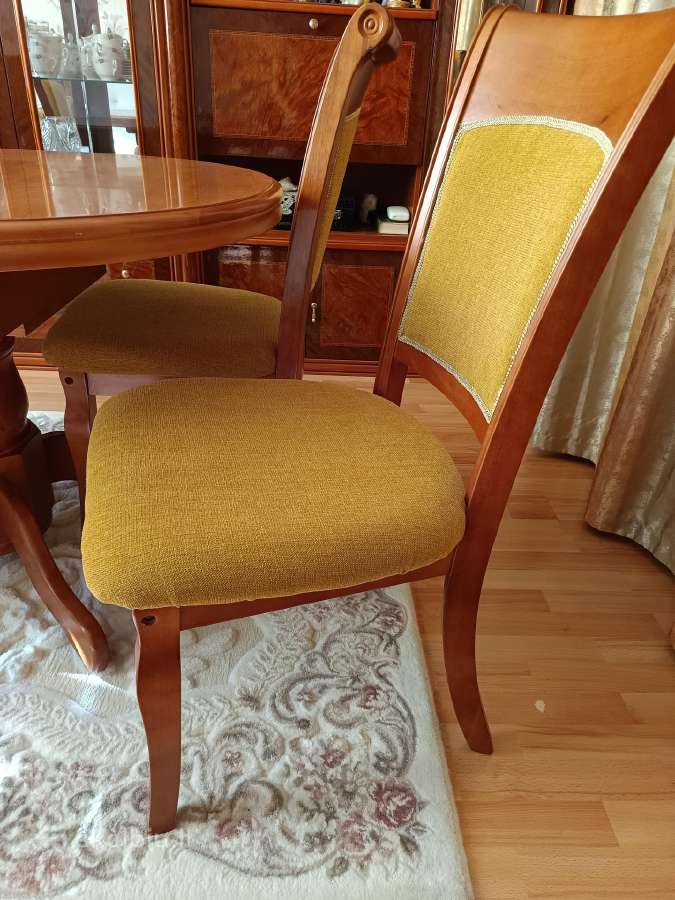 Klasikinis stalas su kėdėm 6 - nuotraukos Nr. 2