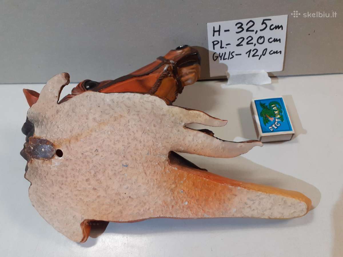 Arklio galvos sienos skulptūra Aukštis 32cm. - nuotraukos Nr. 9