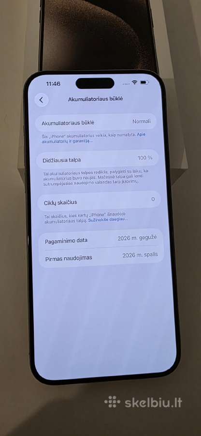 iPhone 15 pro max 512gb - nuotraukos Nr. 8