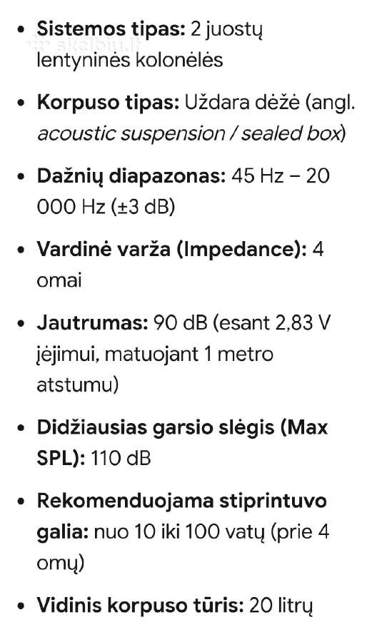 Centrinės ir lentininės kolonėlės - nuotraukos Nr. 6