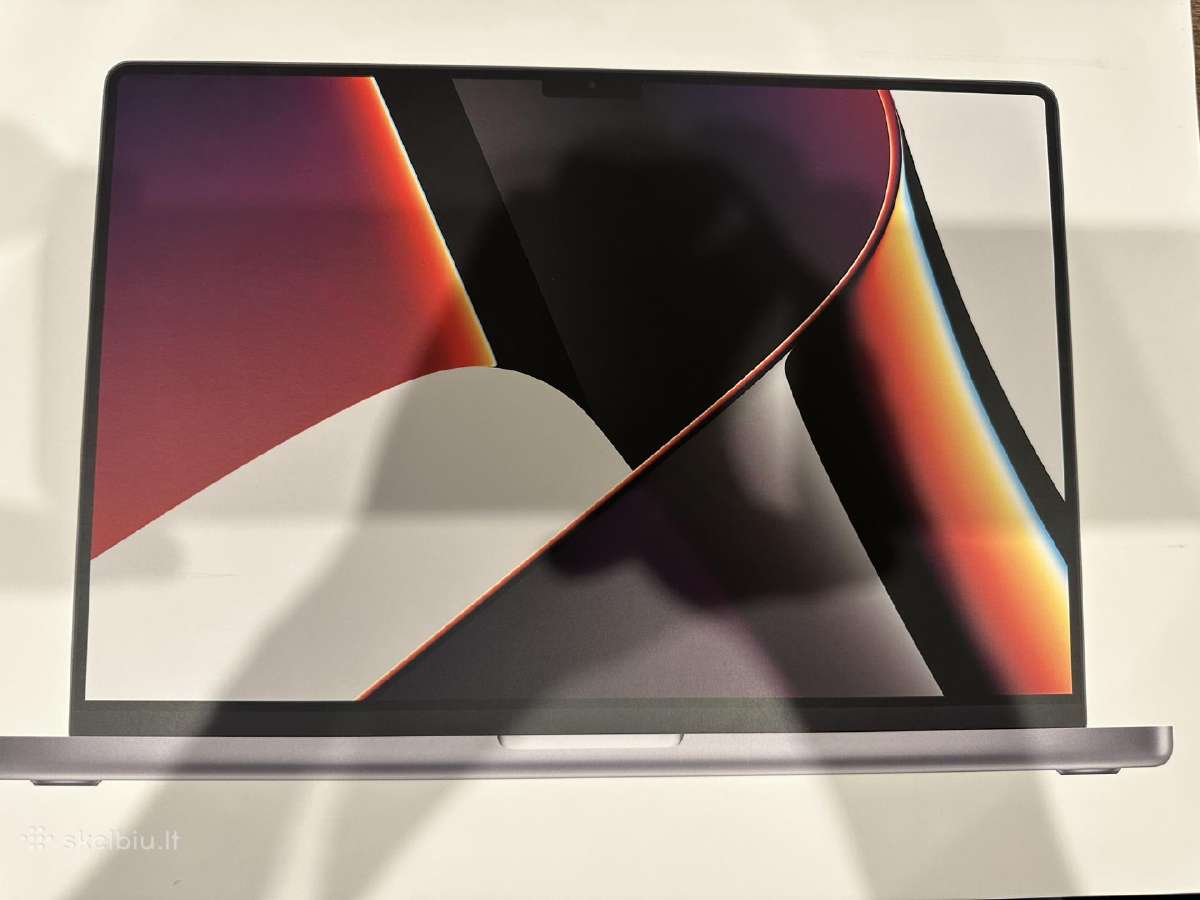 MacBook Pro 16 M1pro 32gb RAM, 1tb SSD - nuotraukos Nr. 6