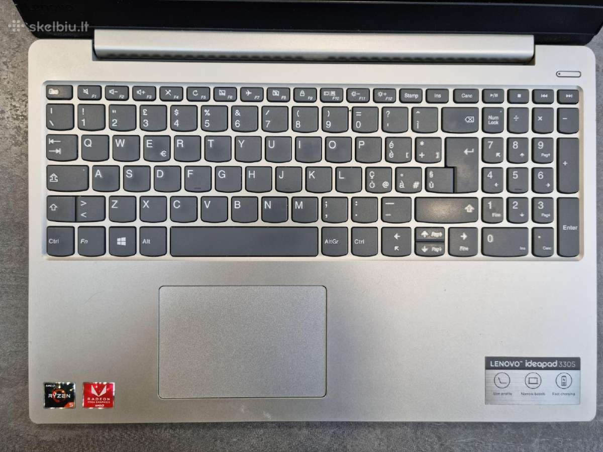 Lenovo Ip 330s R5-2500u/8/256/15,6hd/w11 - nuotraukos Nr. 2