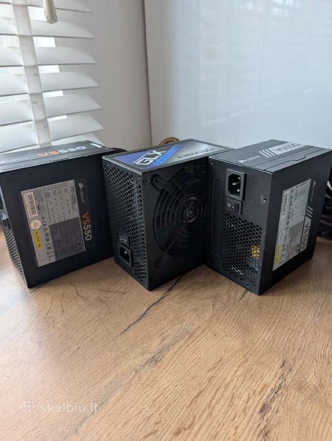 3 vienetai psu. Corsair Vs550, Zalman 600w, Vs5500 - nuotraukos Nr. 2