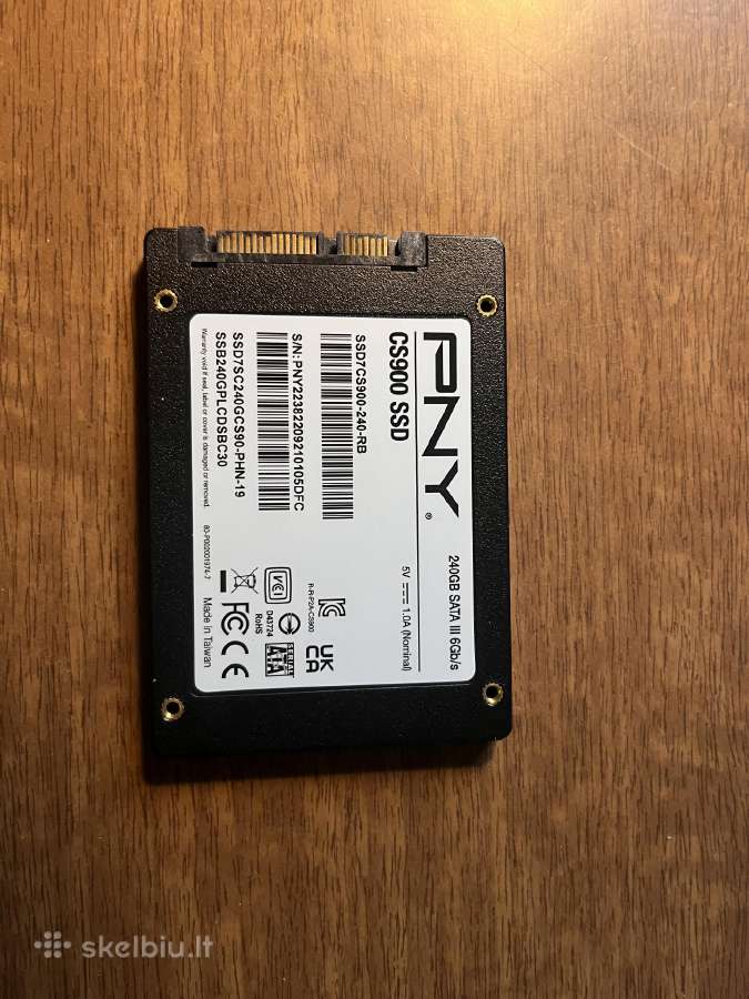 Kietasis diskas Pny SSD 240 GB 6gb/s 2.5" Sata III - nuotraukos Nr. 2