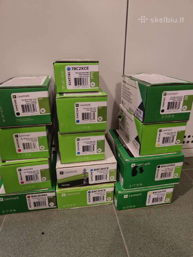 Originalūs Lexmark toneriai / kasetės - nuotraukos Nr. 2