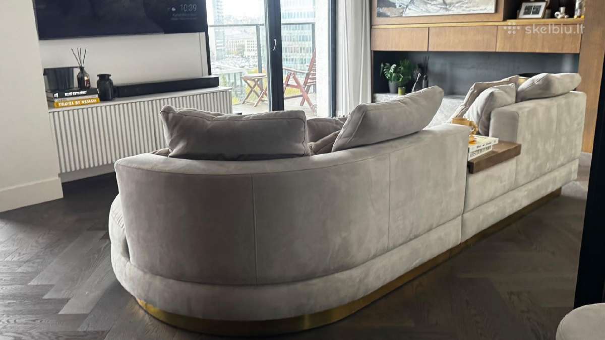 Išskirtinė 3 m „minotti“ stiliaus sofa - nuotraukos Nr. 7
