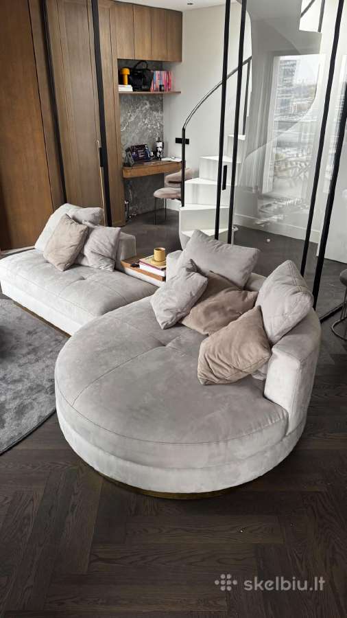Išskirtinė 3 m „minotti“ stiliaus sofa - nuotraukos Nr. 10