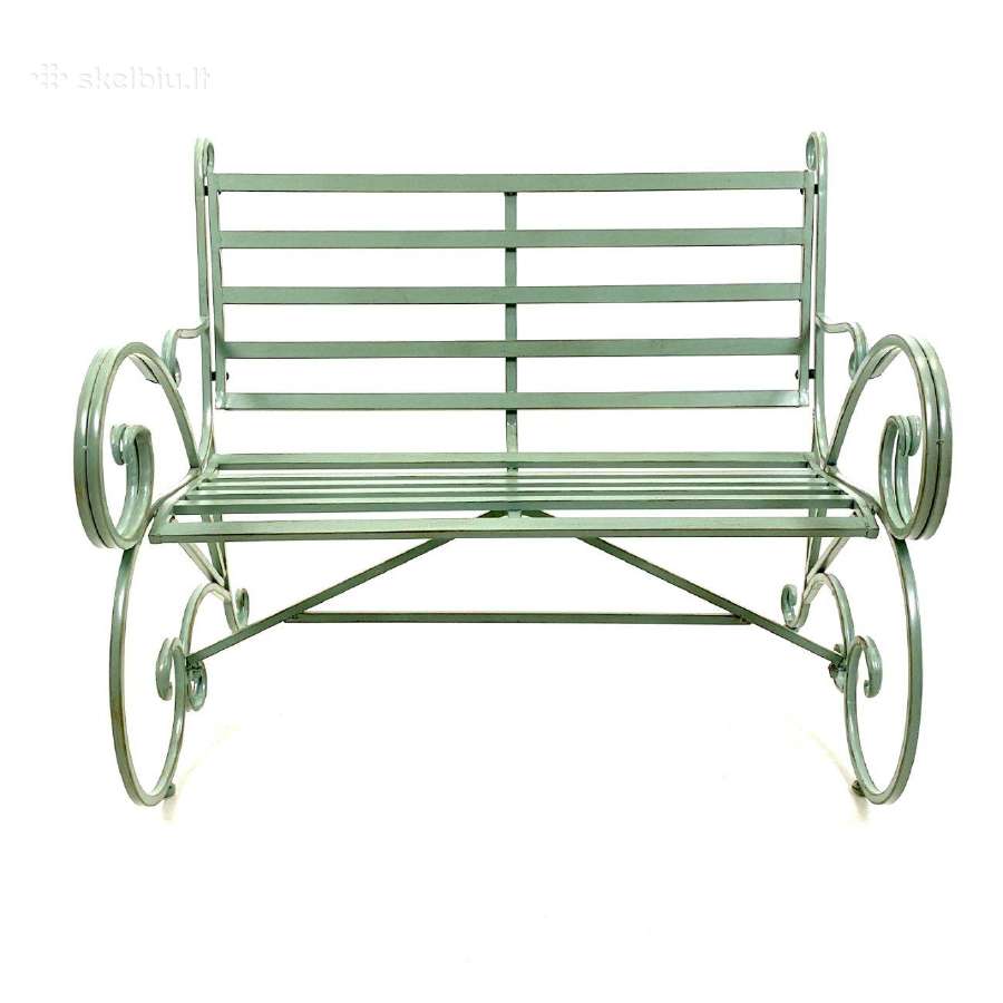 Provanso stiliaus metalinis sodo suoliukas 4v - nuotraukos Nr. 3
