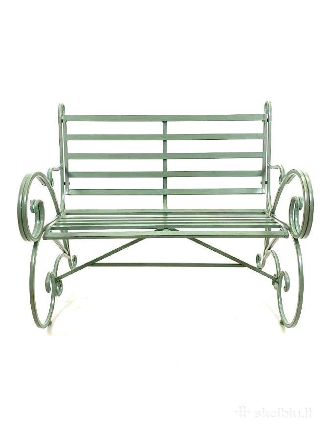 Provanso stiliaus metalinis sodo suoliukas 4v - nuotraukos Nr. 4