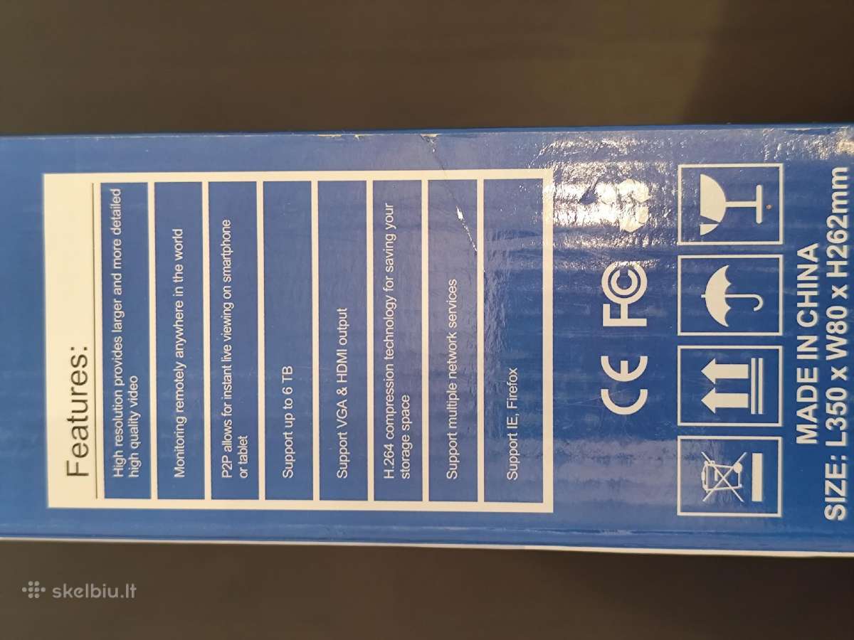 Vaizdo Stebėjimo kamerų komplektas. - nuotraukos Nr. 7