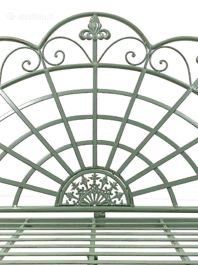 Provanso stiliaus metalinis sodo suoliukas 3v - nuotraukos Nr. 7