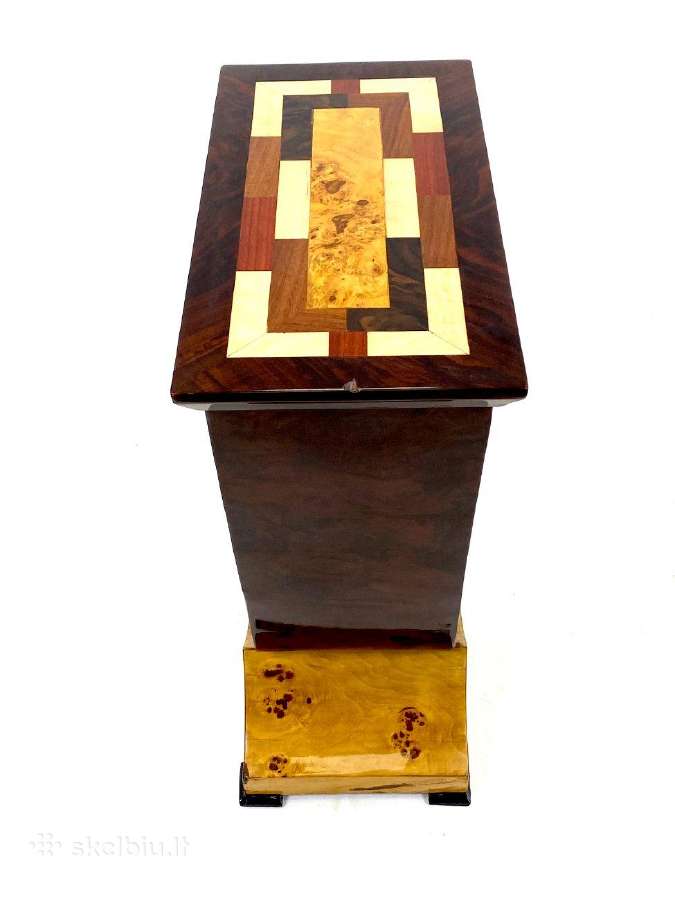 Art deco riešutmedžio spintelė - nuotraukos Nr. 4
