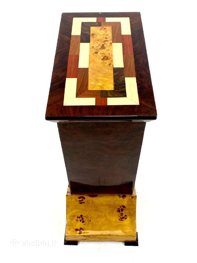 Art deco riešutmedžio spintelė - nuotraukos Nr. 5