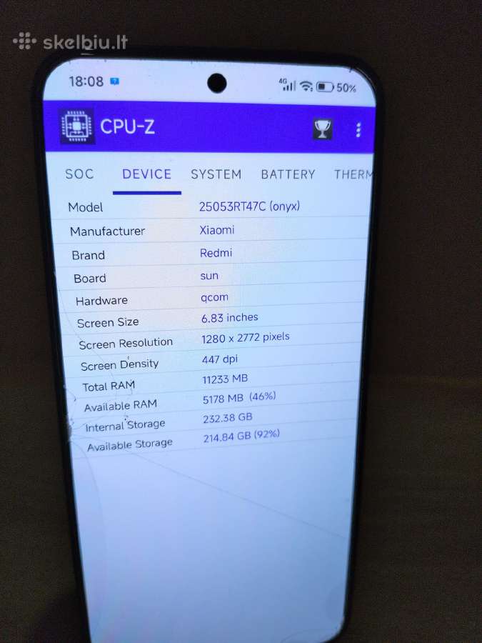 Redmi Turbo 4 Pro 12/256gb Cn Versija - nuotraukos Nr. 7