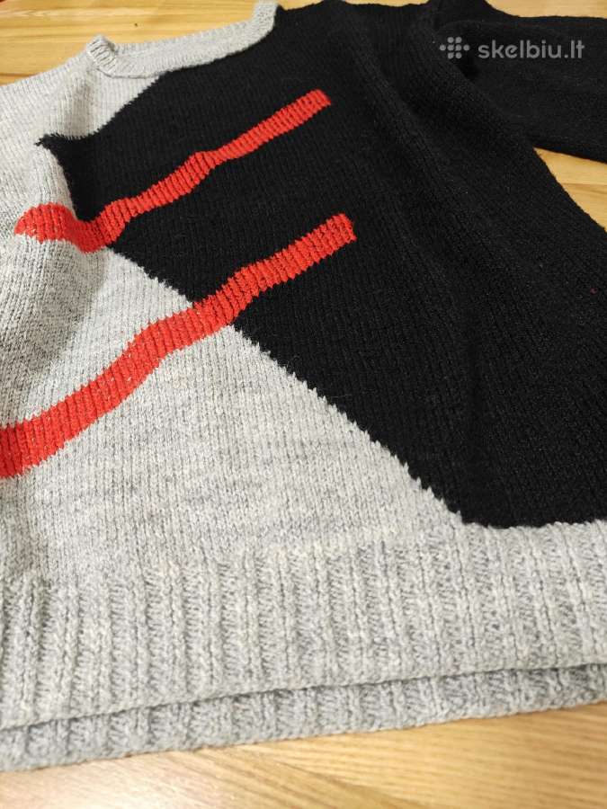 Rankų darbo „Urban Contrast“ megztinis Wool Look - nuotraukos Nr. 3