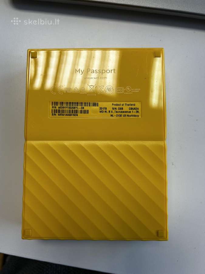 Išorinis diskas Wd 2tb HDD ir Samsung SSD 2tb T5 - nuotraukos Nr. 5