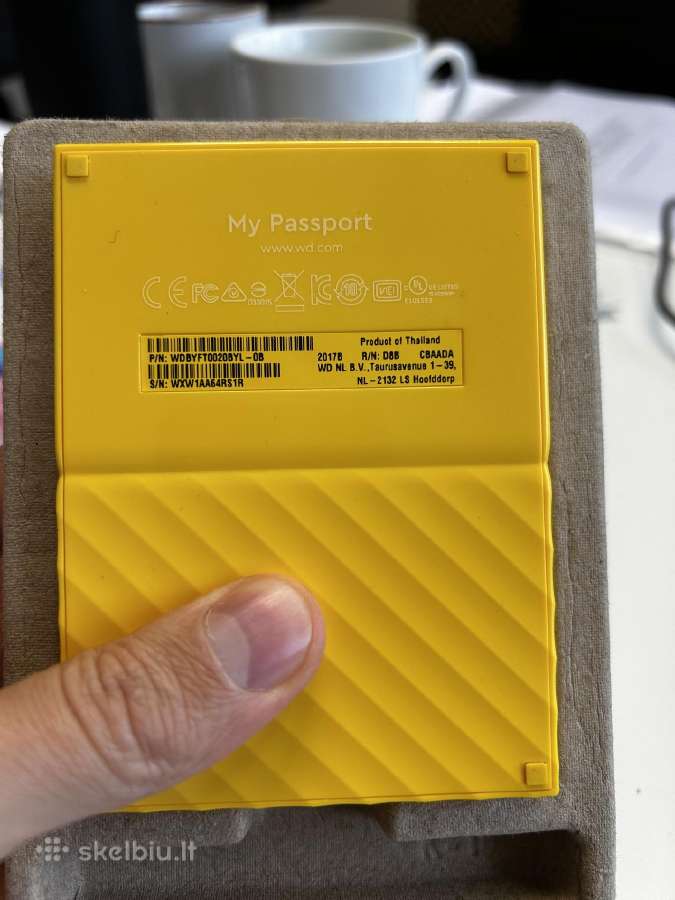 Išorinis diskas Wd 2tb HDD ir Samsung SSD 2tb T5 - nuotraukos Nr. 6