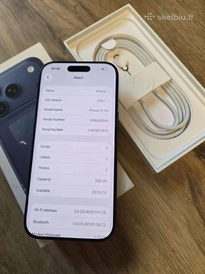 Apple iPhone 17 Pro 256gb telefonas - nuotraukos Nr. 5