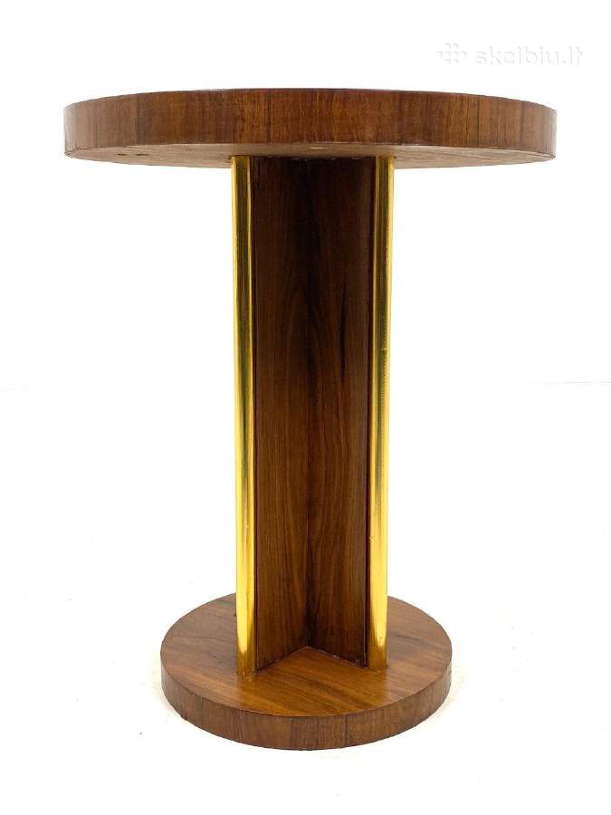 Art deco staliukas su žalvariu - nuotraukos Nr. 7