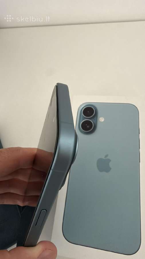 iPhone 16, 256 GB, Teal - nuotraukos Nr. 7
