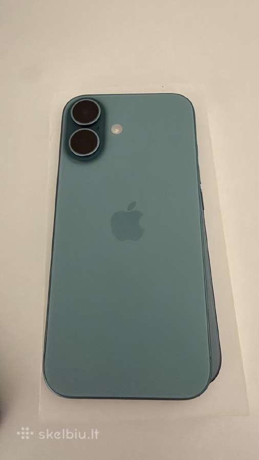 iPhone 16, 256 GB, Teal - nuotraukos Nr. 9