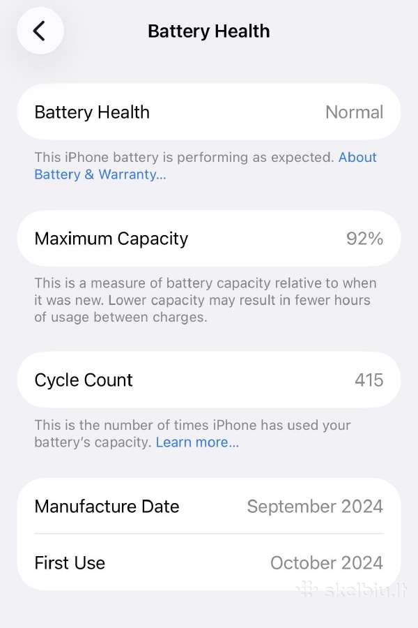 iPhone 16, 256 GB, Teal - nuotraukos Nr. 3