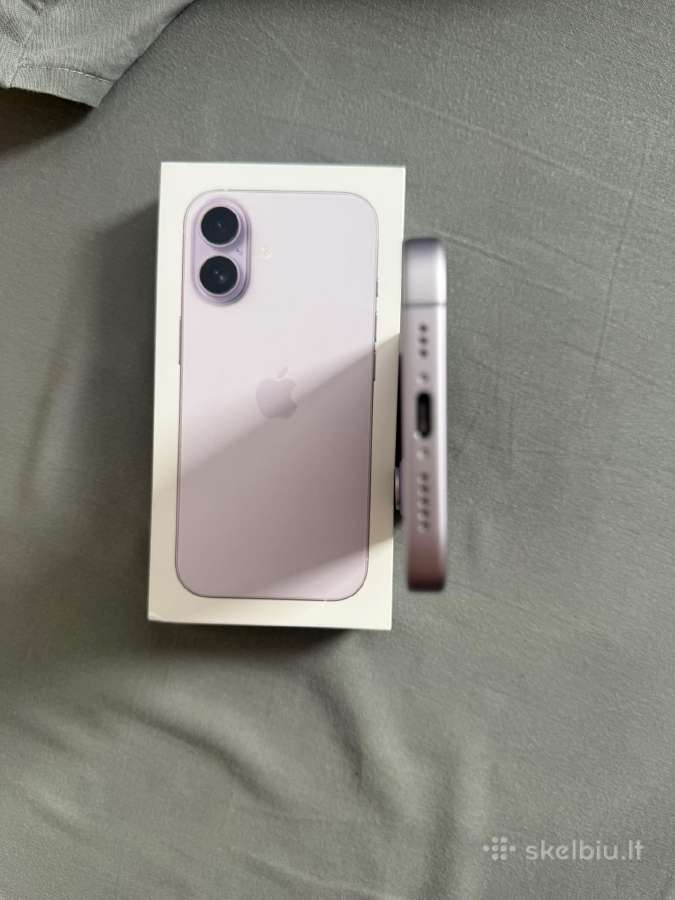 iPhone 17 256gb Lavender - Idealios būklės - nuotraukos Nr. 3