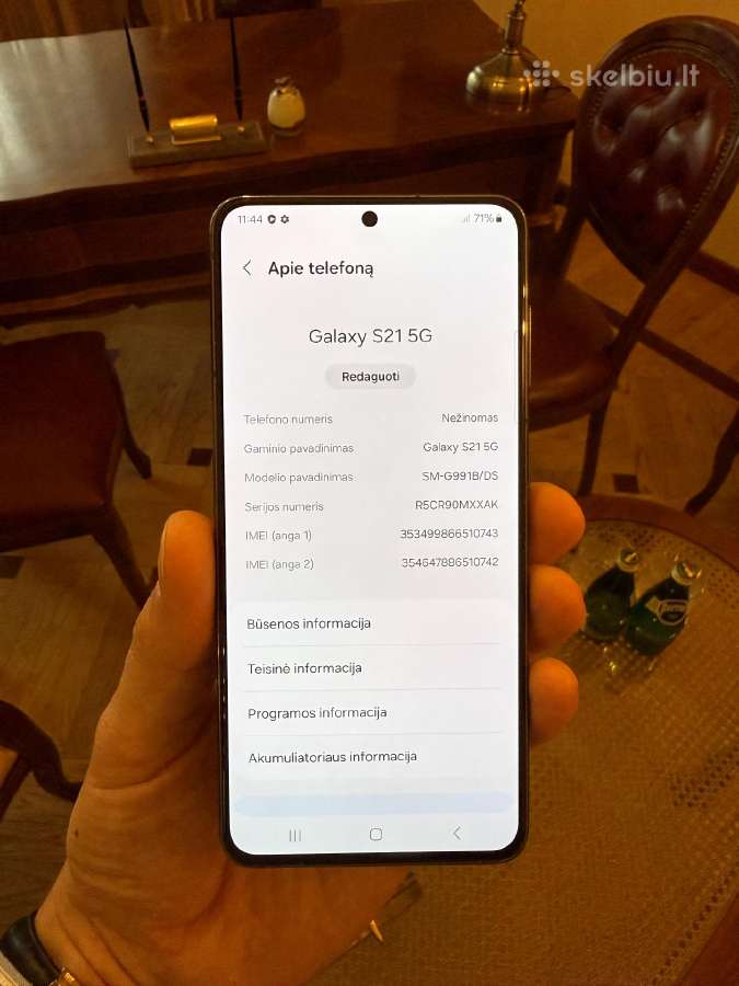 Samsung galaxy S21 5G 256 GB - nuotraukos Nr. 8