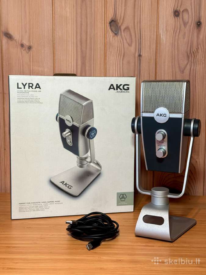 Akg Lyra Usb mikrofonas, nenaudotas - nuotraukos Nr. 3