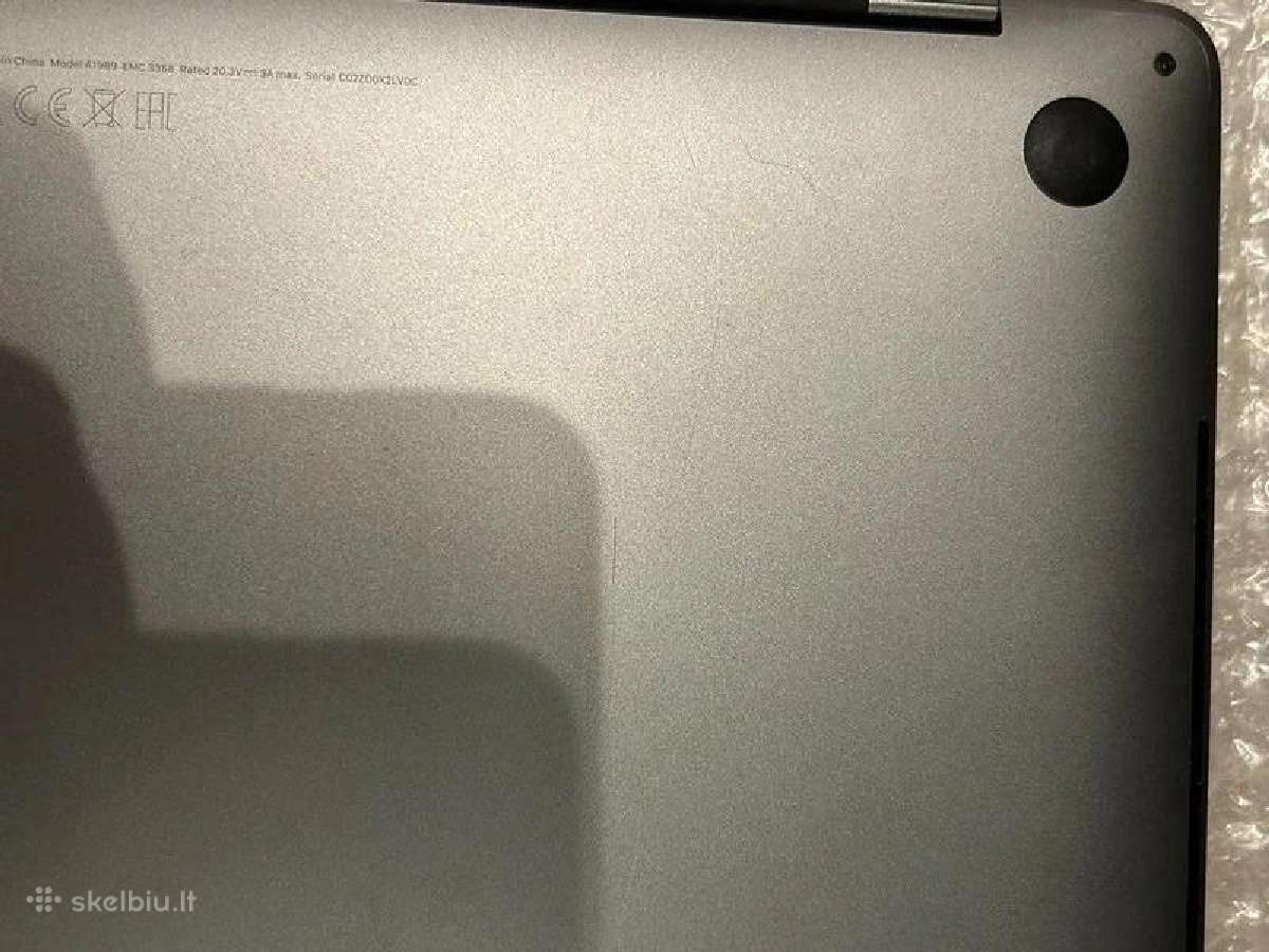MacBook Pro 13 2019 A1989 Touch Bar 90% Battery - nuotraukos Nr. 16