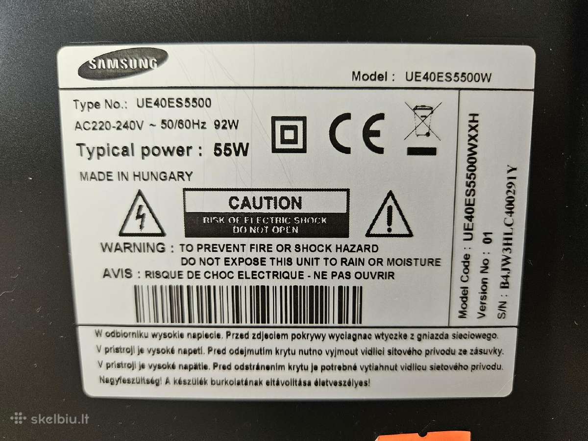 LED televizorius Samsung 102 cm / 40 coliu - nuotraukos Nr. 12