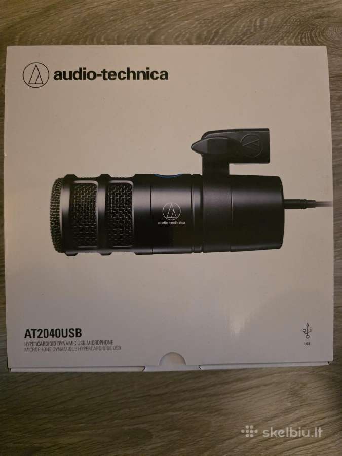 Audio-technica At2040usb mikrofonas su stovu - nuotraukos Nr. 5