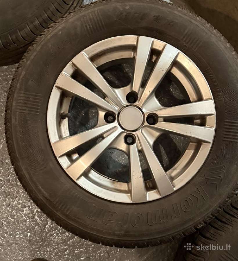 R14 lieti ratlankiai su padangomis – 185/70 R14 - nuotraukos Nr. 3
