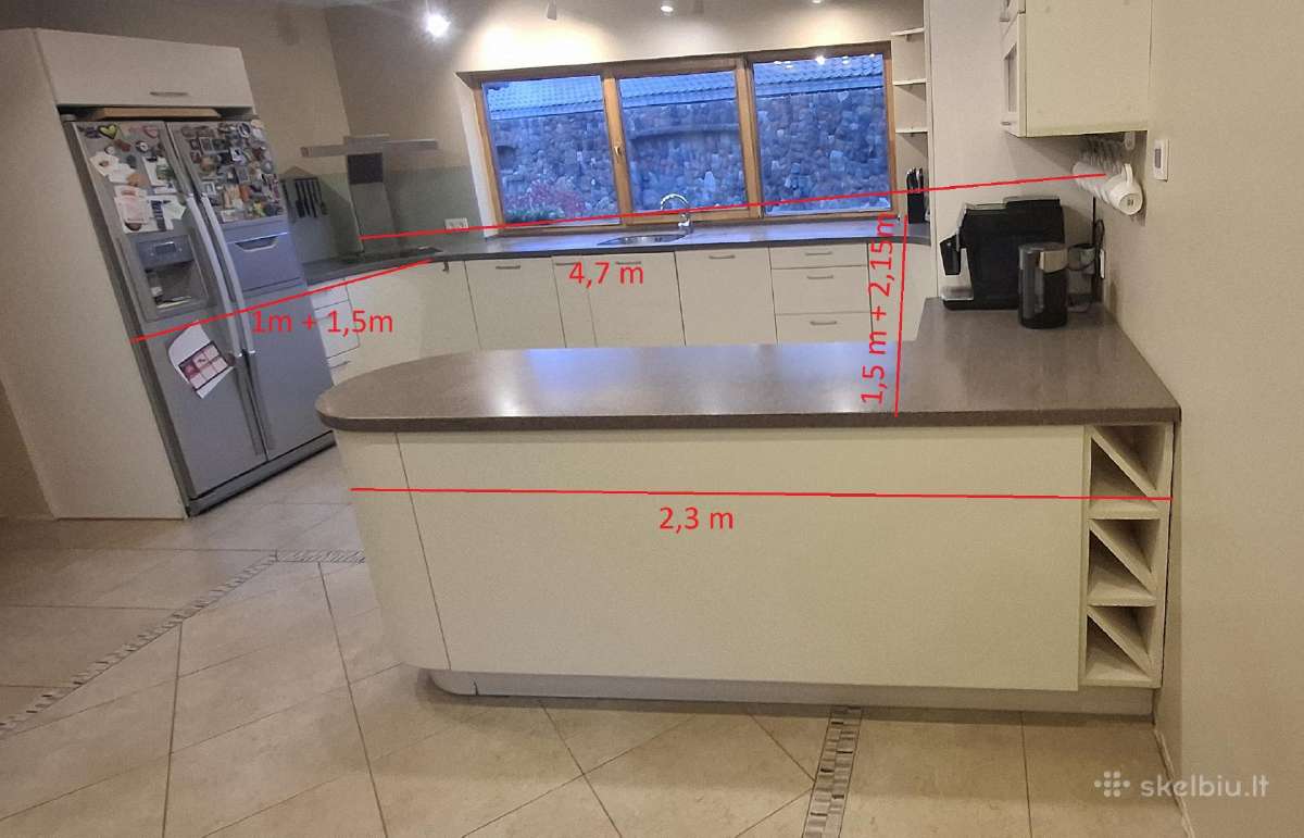 Modernus modulinis 9m ilgio virtuvės komplektas - nuotraukos Nr. 2