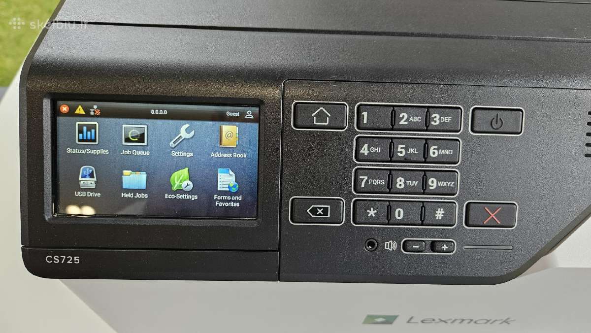 Spalvotas Lexmark Cs725 profesionalus - nuotraukos Nr. 5
