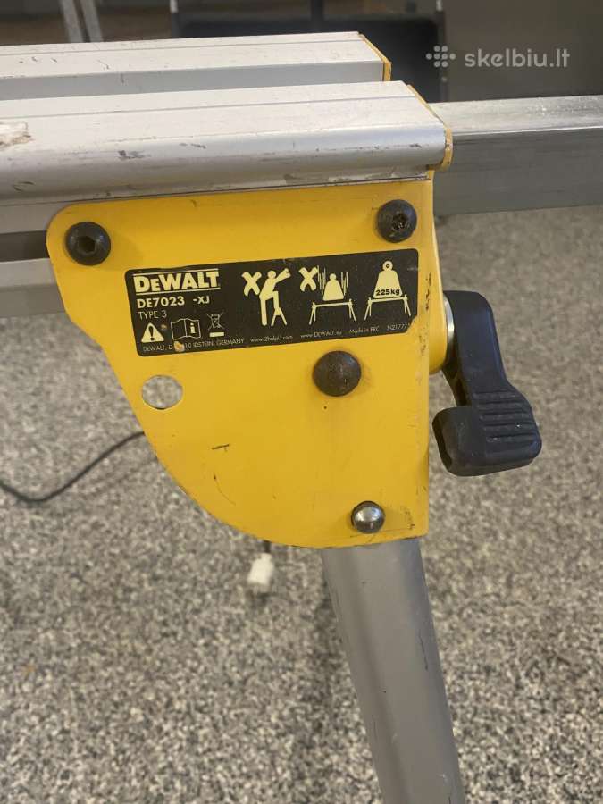Dewalt stalas su skersinio pjovimo pjūklu - nuotraukos Nr. 2