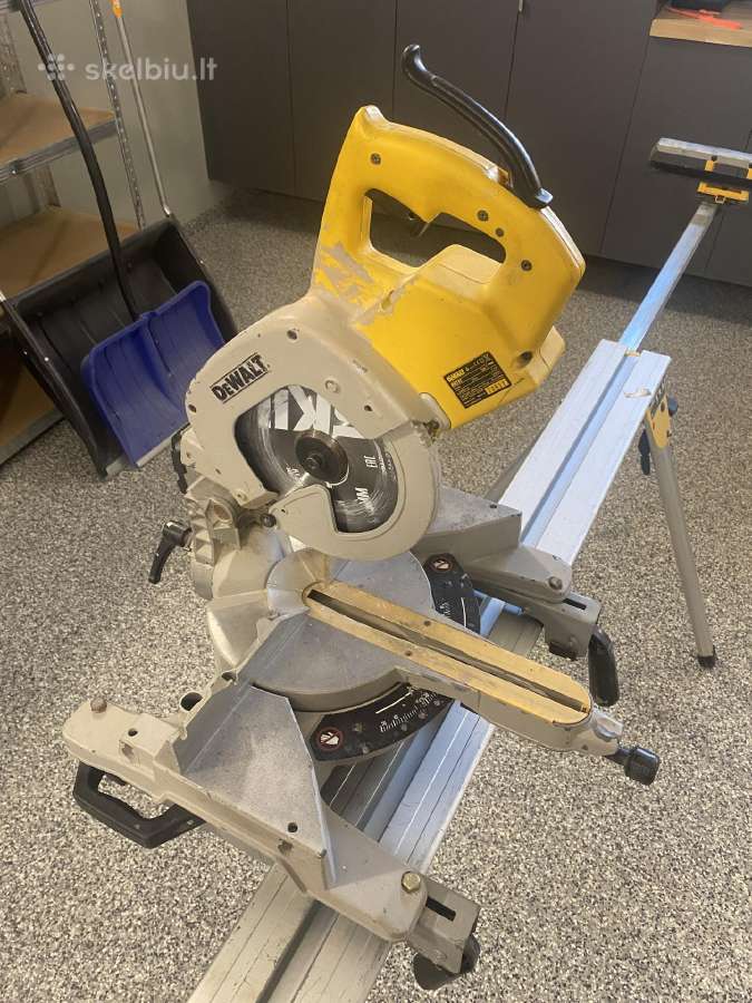 Dewalt stalas su skersinio pjovimo pjūklu - nuotraukos Nr. 3