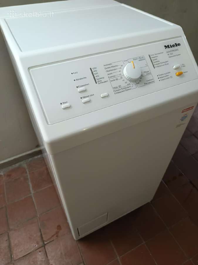 Miele 6 kg per viršų kraunama su garantija - nuotraukos Nr. 2