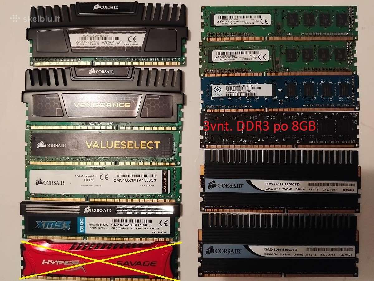 Ddr2-3-4 ir 8gb - nuotraukos Nr. 4