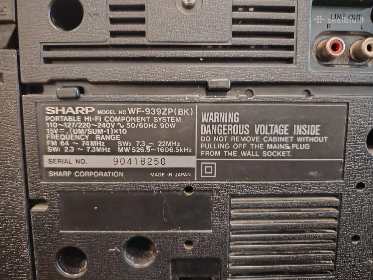 Sharp Wf 939 - nuotraukos Nr. 4