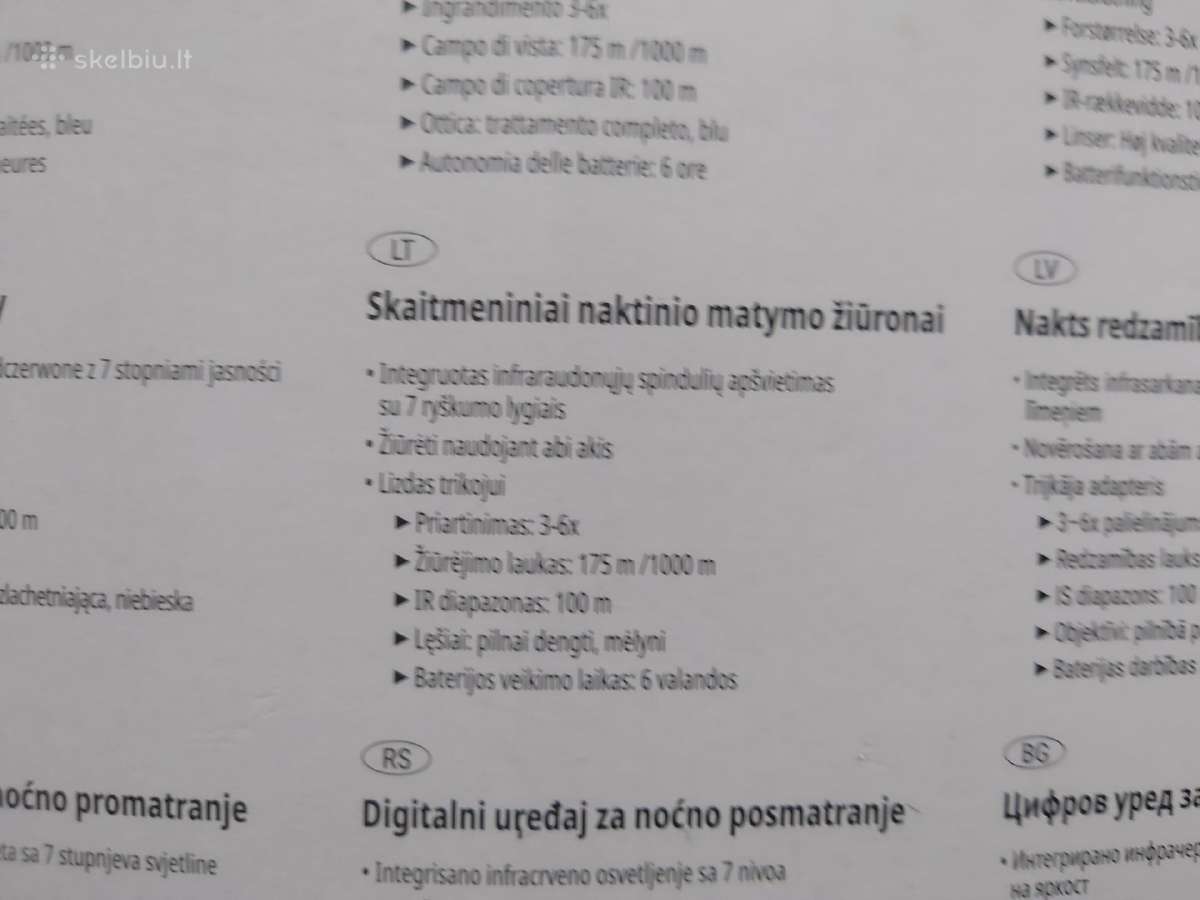 Naktinio matymo žiūronai Bresser - nuotraukos Nr. 5